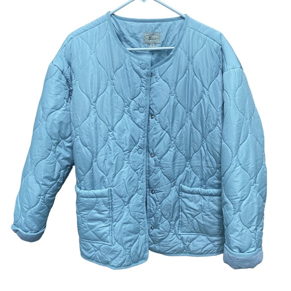 Bass Jackets & Coats Bass Blue Quilted Puffer Jacket Womens Xl